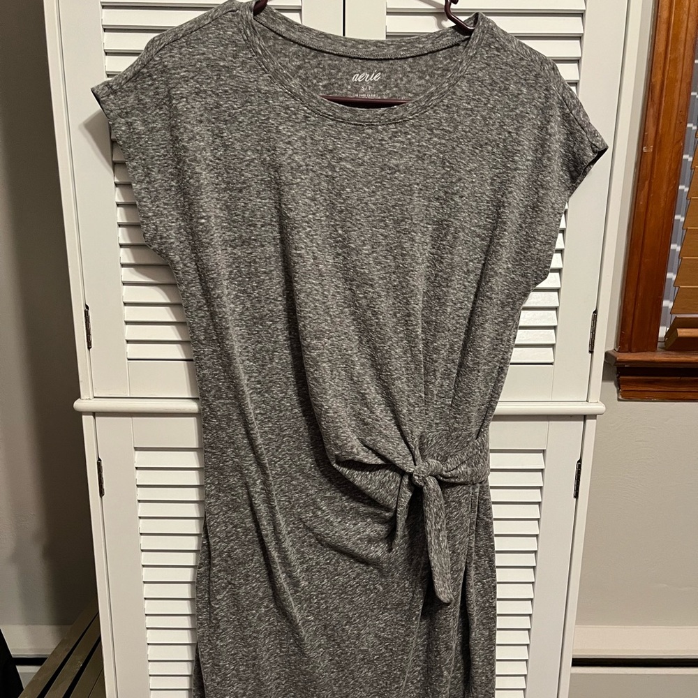 NWT aerie cotton side tie dress